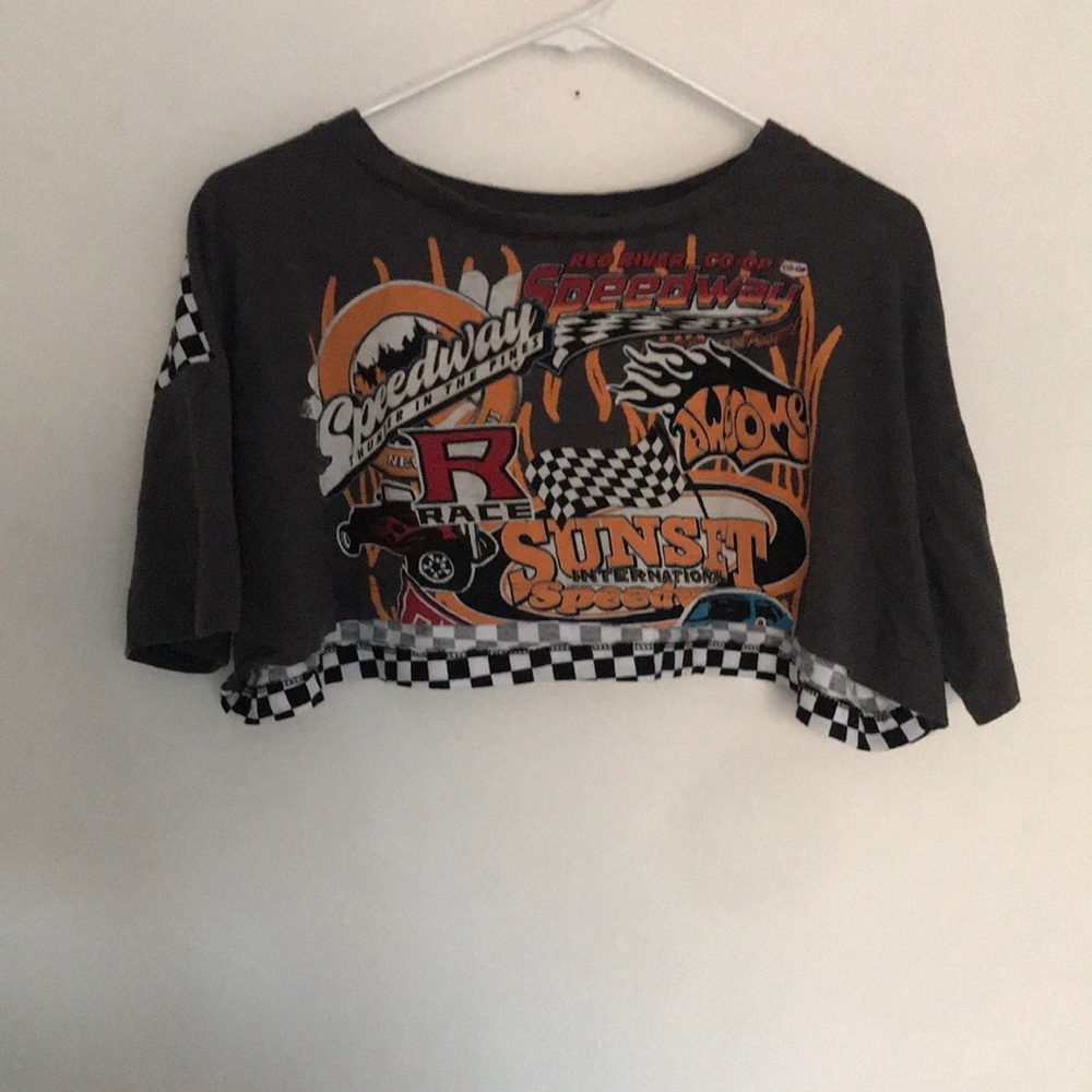 Graphic crop top